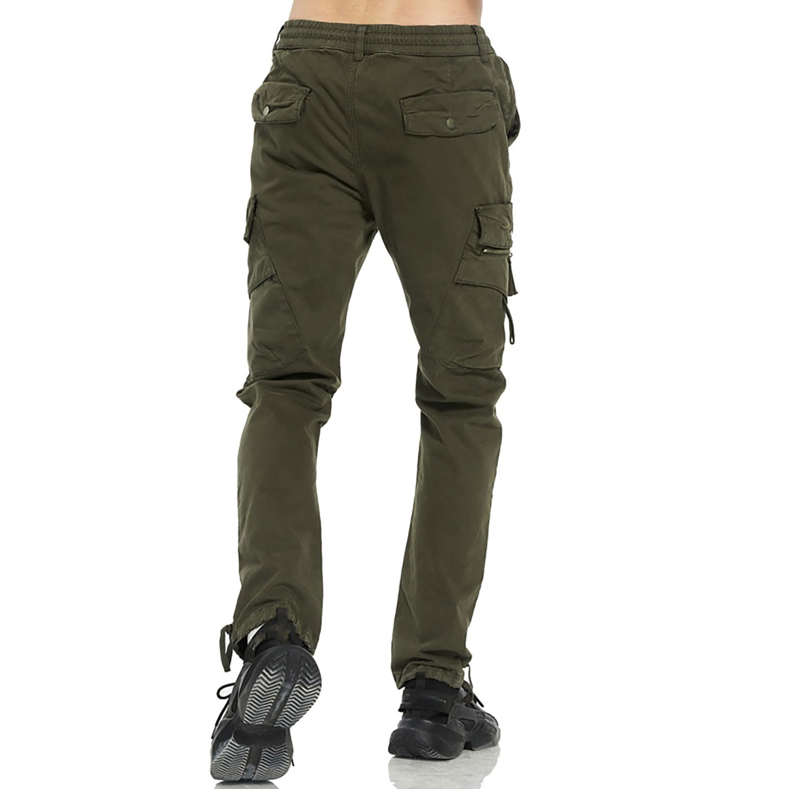 Pantalones de trabajo tipo cargo para hombre, tácticos, con bolsillos, ropa de trabajo, pantalones chinos, pantalones deportivos de camuflaje, militar, caminar, senderismo, al aire libre, pantalones