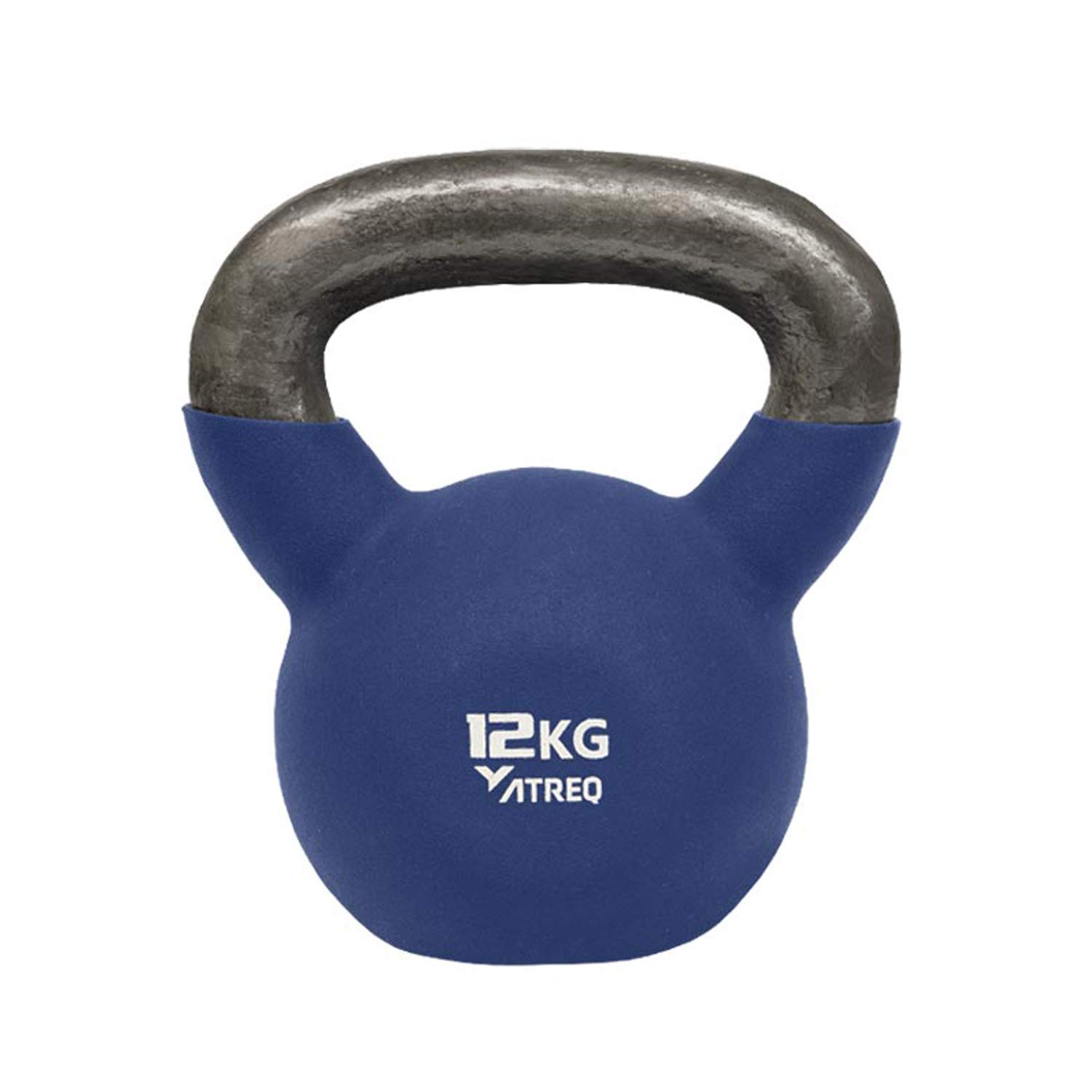 Kettlebell pokryte neoprenem [każdy] • Świetny sprzęt do stosowania we wszystkich systemach fitness • oznaczony kolorami dla łatwego rozpoznawania wagi (12 kg)