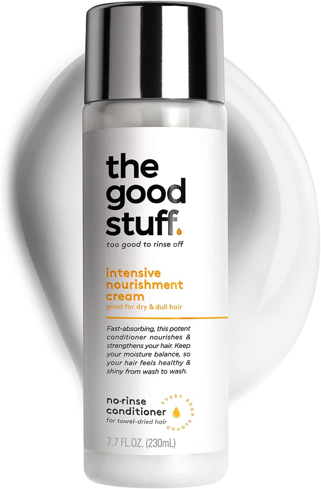Ragkun Intensive Nourishment Cream Leave-In No-Rinse Vegan Conditioner with Oil Coconut, 7.7 Ounce