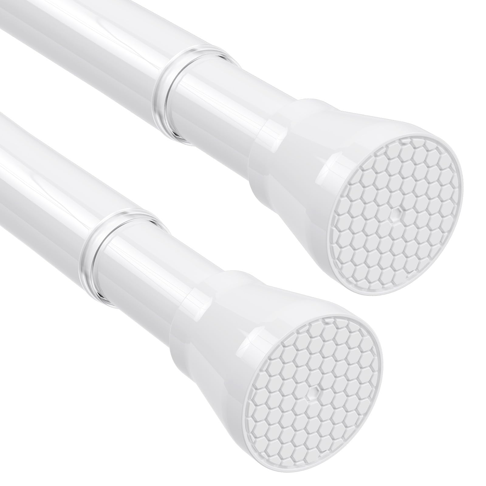 Tension Curtain Rod No Drilling 2 Pack Tension Rods for Windows 28-48inch