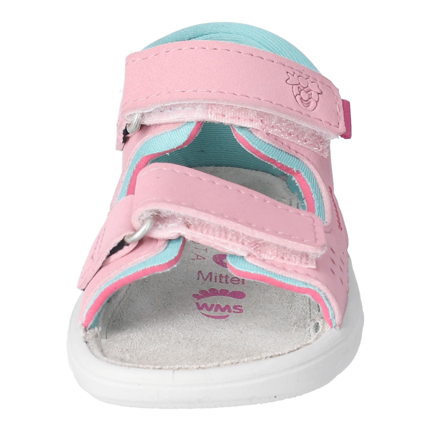 RICOSTA Mädchen Badesandalen MANTU, Kinder Lauflernschuhe, Weite: MITTEL, waschbar, Outdoorsandalen, Aquaschuhe, Mallow/Frozen (330), 24 EU