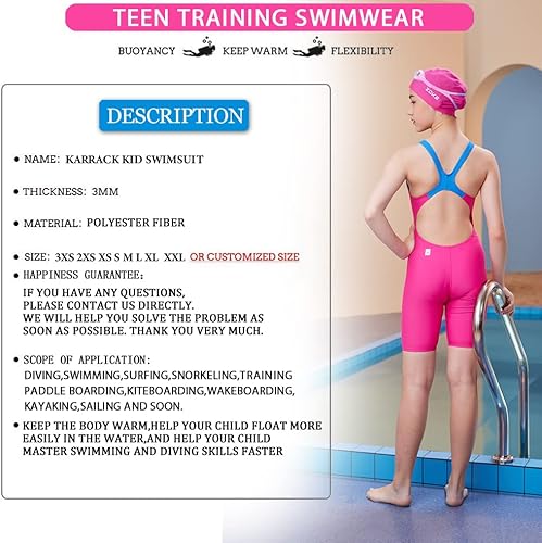 Miniatura 3 de karrack Traje de baño deportivo de una pieza para niñas