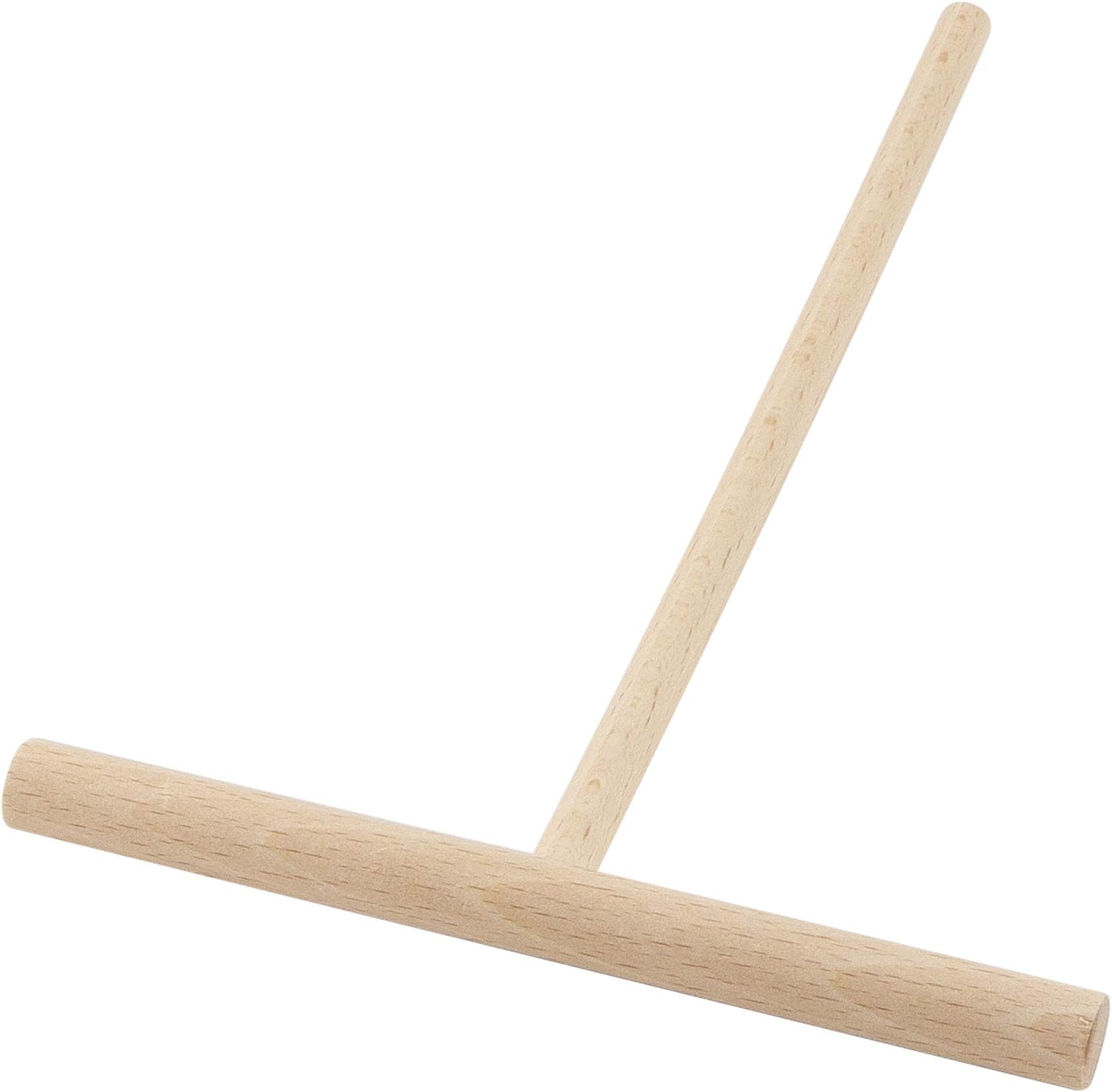 5.5- Inch Crepe and Pancake Batter Spreader. Made of Beechwood.