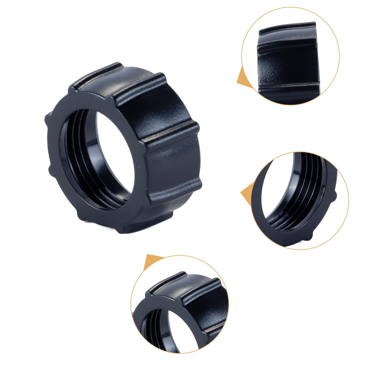 6 x Mounting Nut for Spare Parts Car Mobile Phone Holder, Ball Joint Fixed Adapter Head Holder Ring for Camcorder Wireless Charger image 5