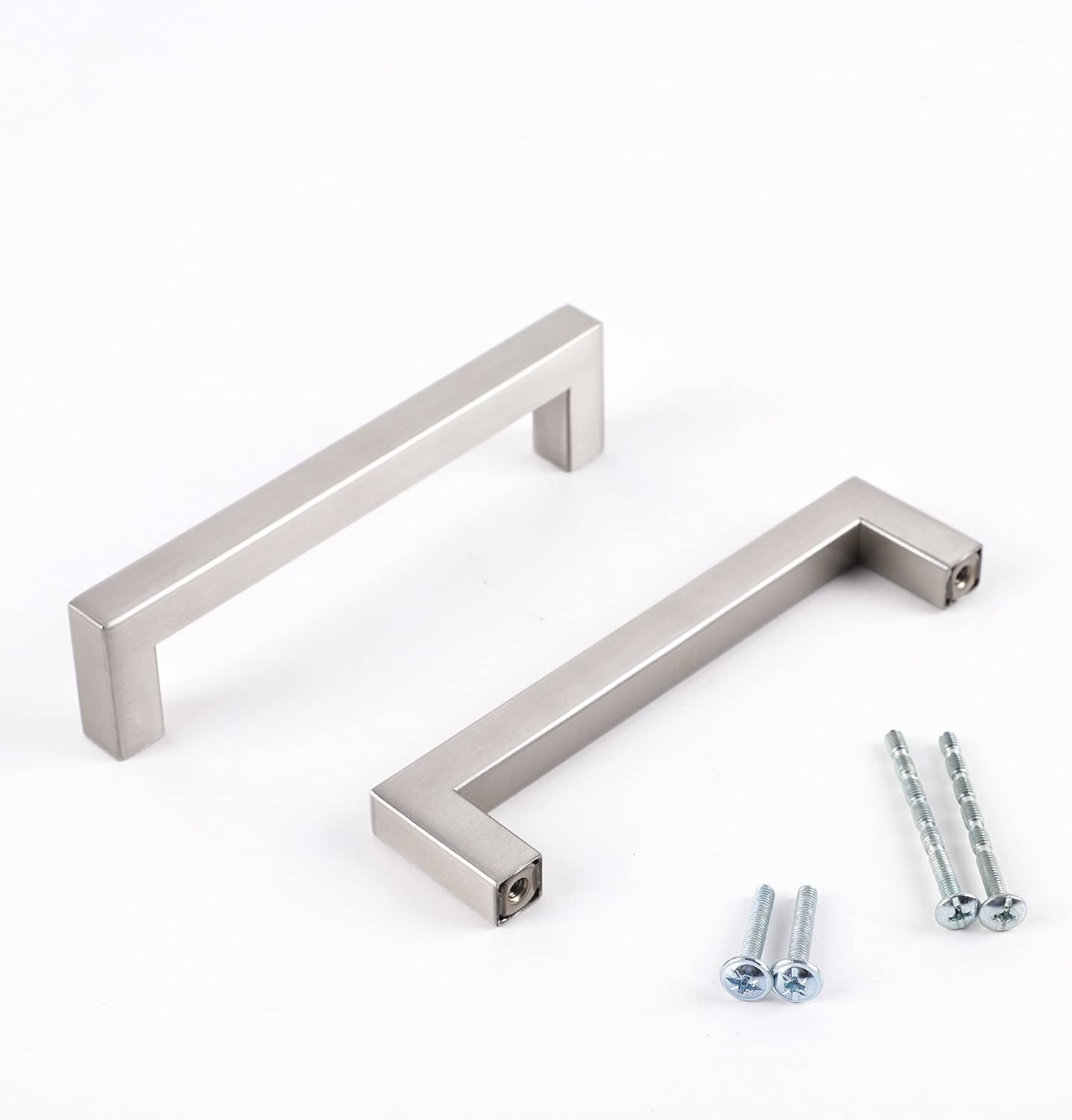 Aibeli 10 Pack 123/5 Inch (Center to Center 123/5in) Brushed Square