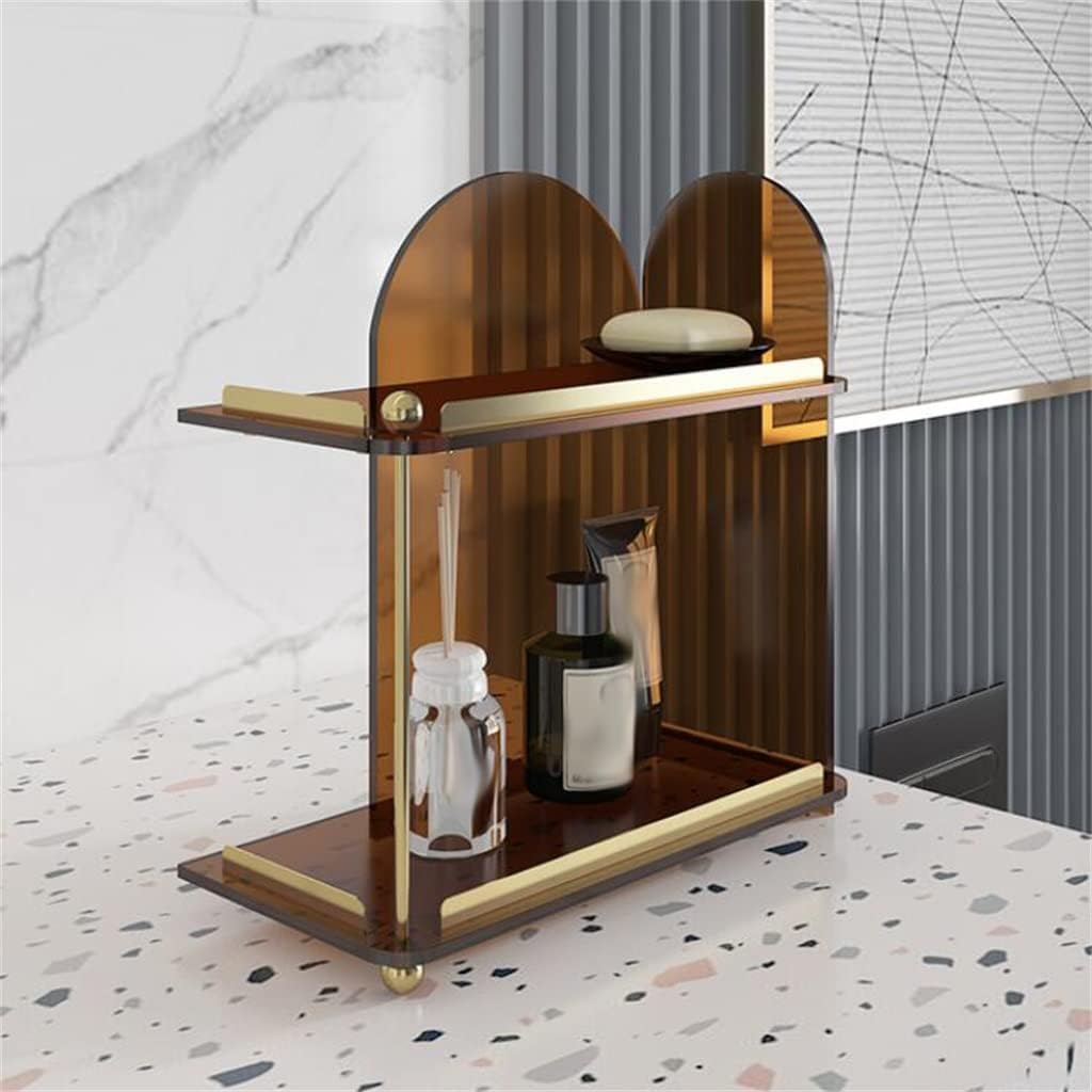 Toilet Wash Countertop Cosmetics Storage Rack Table Bathroom