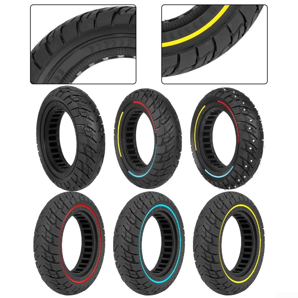 Pneu de scooter tout-terrain solide 10 x 2,5 anti-crevaison (B)