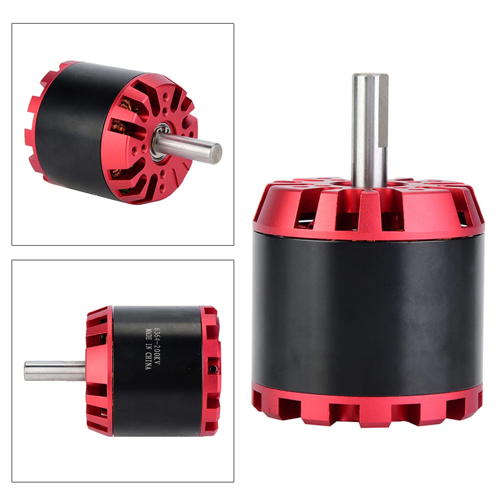 Demeras Moteur sans Brosse de Planche à roulettes électrique 6364 200KV Moteur sans capteur sans Brosse pour la Planche à roulettes de Scooter d'équilibrage électrique