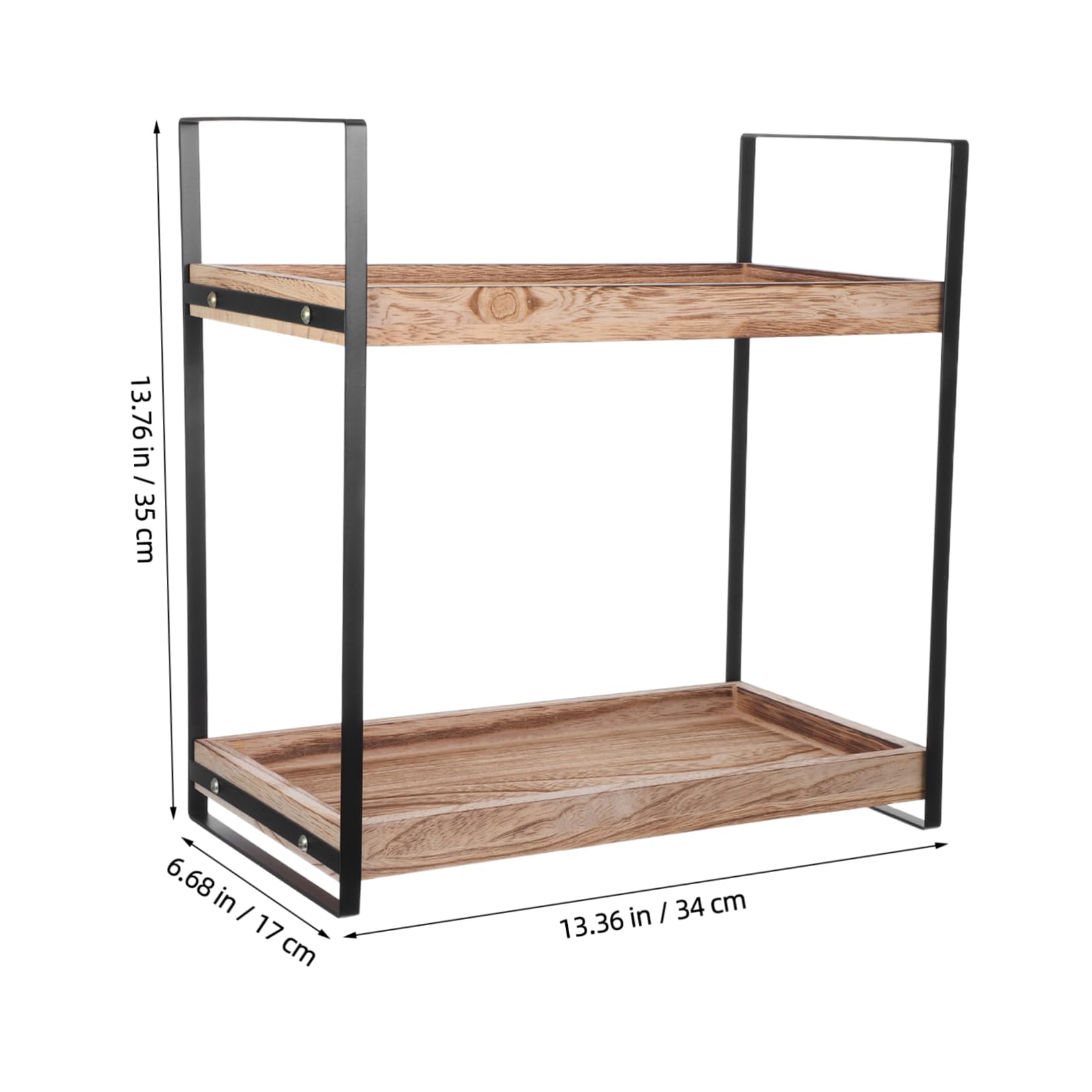 Abaodam Holzregal Für Arbeitsplatte Stehendes Gewürzregal Als Küchenregal Schreibtischregal Eckregal Aus Holz Kosmetikregal Für Badezimmer Badezimmer-organizer Als Toilettenartikelregal