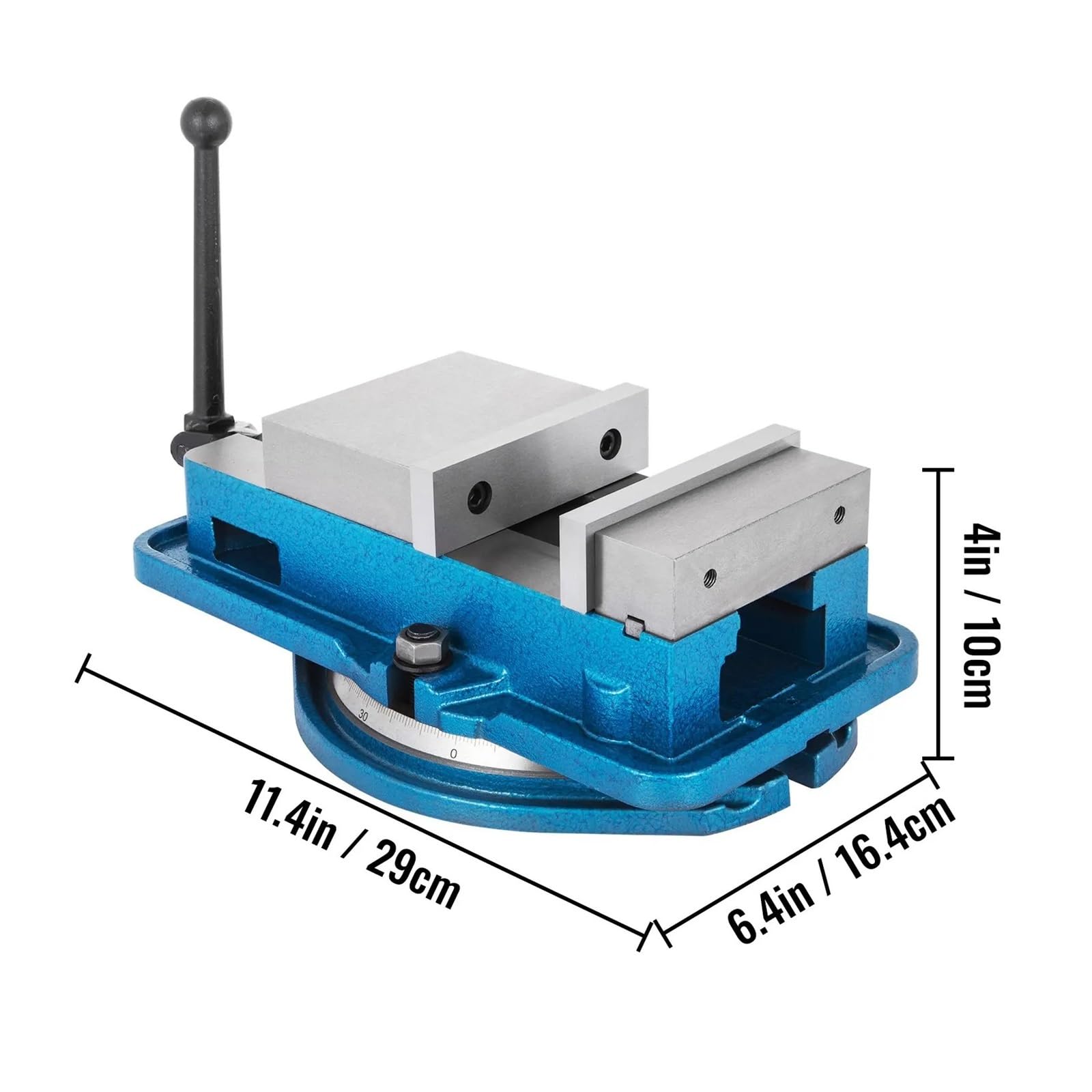 Morsa Da Banco Con Base Girevole For Fresatrice Di Precisione, Morsetto For E Trapano(3 Inch)