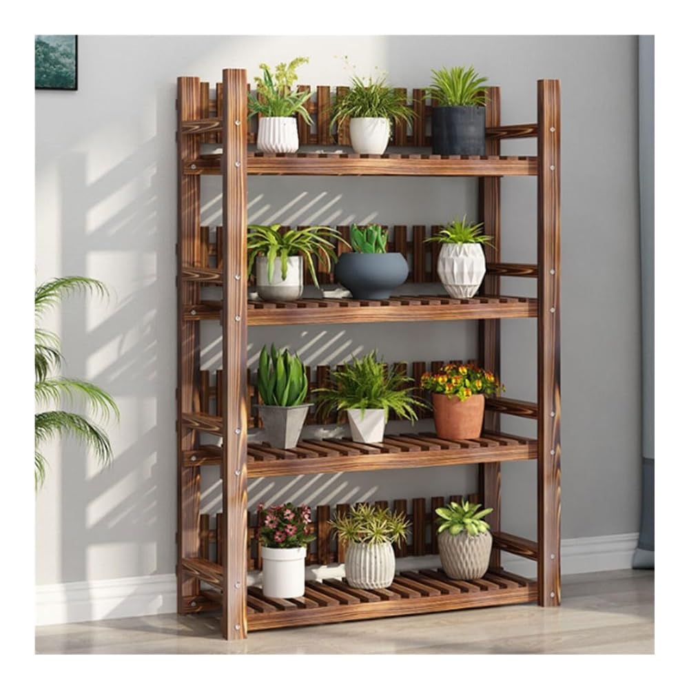 Amazon.com: 4 Tier Wood Plant Stand - Large Wooden Plant Holder