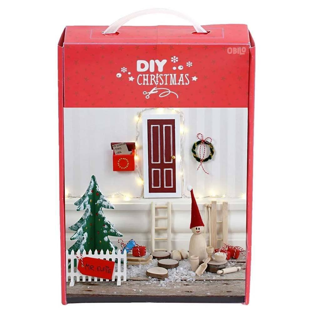 Kit porte de lutin farceur de Noël avec accessoires miniatures - 6