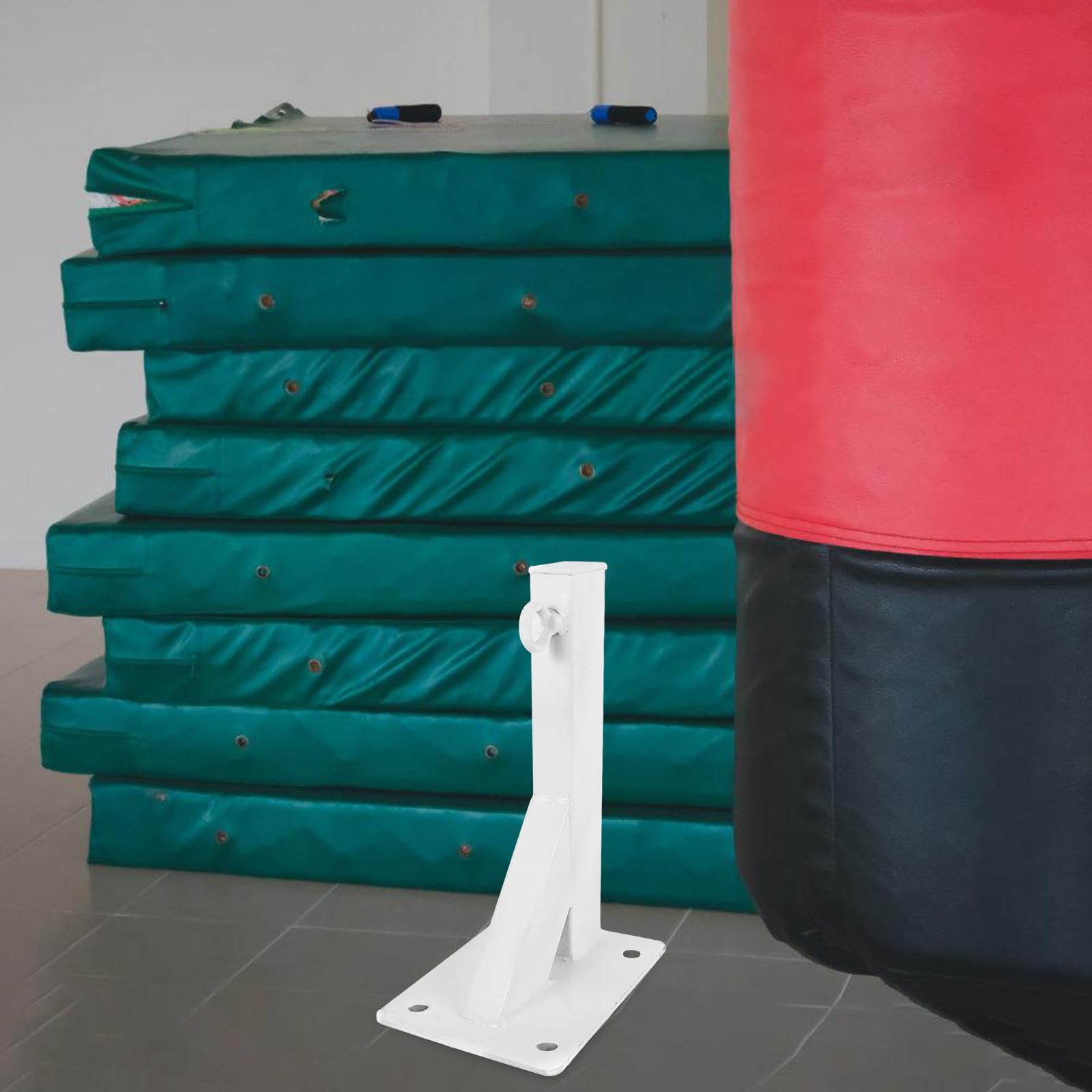 Metall Wandhalterung für Boxsack und Sandsäcke, Weiß | Mehrzweck Aufhänger, Geeignet für Decken und Bäume, Einfach zu Verwenden