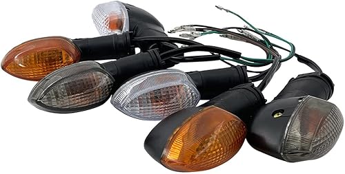 Miniatura 2 de Indicadores de giro para motocicleta, luz ámbar, lámpara intermitente LED para motocicleta, compatible con Yamaha FZ1 FZ6 FZ1000 FZ600 R6 R1, lente
