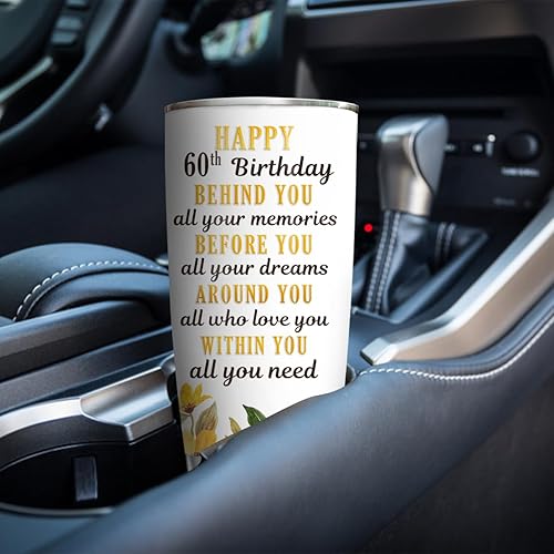 Miniatura 7 de Vaso de mariposa de girasol, regalos de cumpleaños 60, decoraciones de cumpleaños 60, ideas divertidas de regalos de cumpleaños 60, regalo de