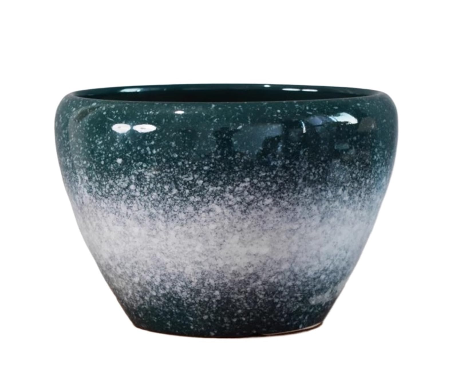 guiling-1986 Pots for Plants Round Ceramic Flower Pots Suitable for Indoor Plants Herbs and Succulents Flower Pot