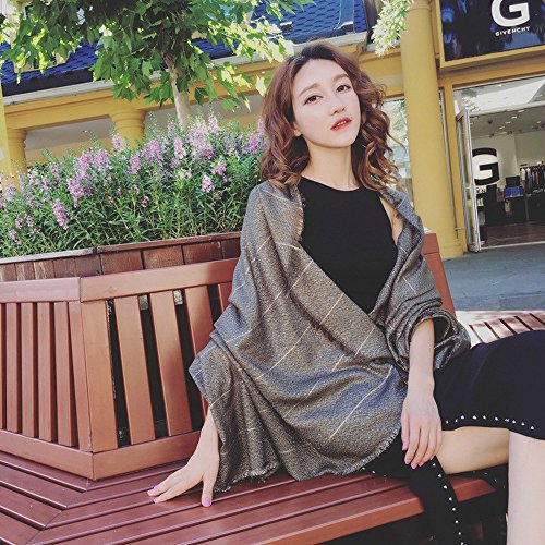 Châle Sauvage cadeau femme foulard soie rayures boîte élégante