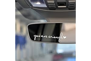 You Are Enough Inspirational Mirror Affirmations Decals: Empowering Mantras for Everyday Inspiration