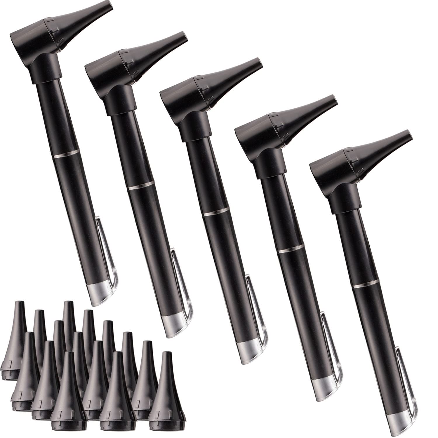 Novamedic Pack of 5, Pocket Otoscope Kits with LED Light