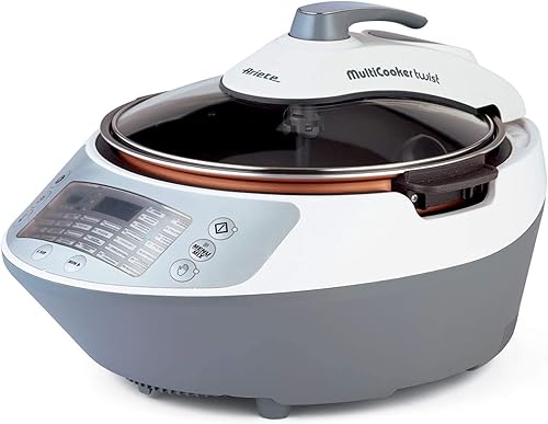 Ariete 2945 Multicooker Twist pentola cuocivivande multifunzione con pala mescolatrice e 30 programmi preimpostati, 5 Litri, Ricettario incluso