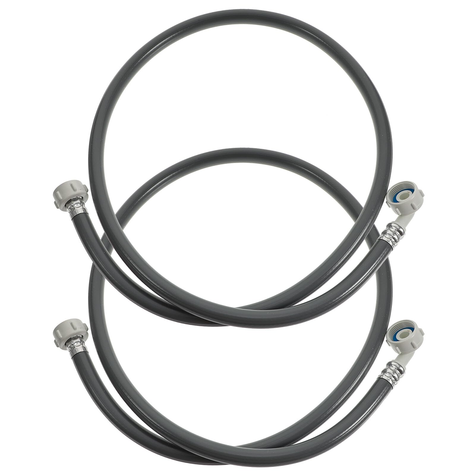 2 pièces Tuyau PVC Lavage Rallonge Alimentation Robuste pour Machine à Laver Anti-fuite Facile à Installer