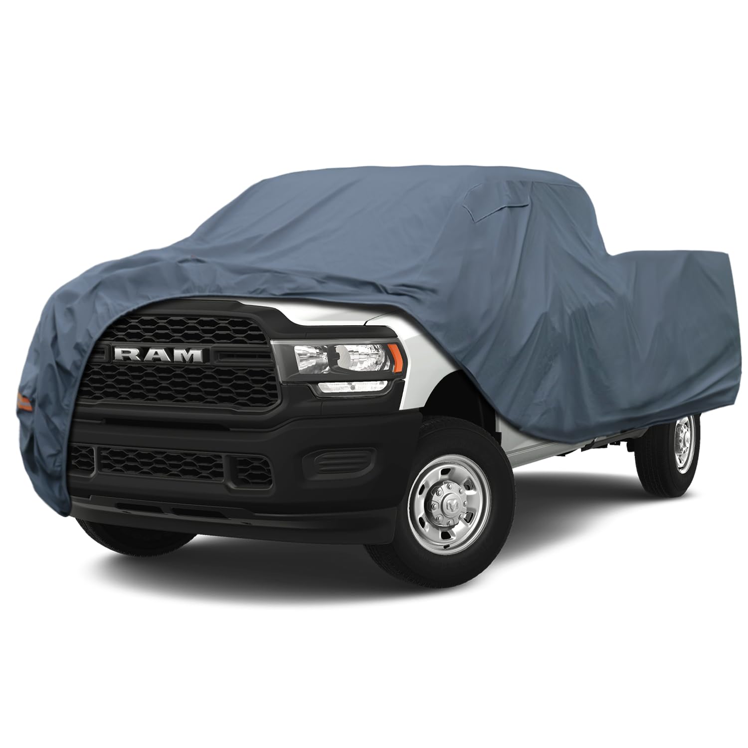 GUNHYI 16 Layers Large Truck Cover Waterproof All Weater, Heavy Duty Pickup Truck Cover for RAM 2500 3500, Silverado 1500 2500 3500, F-Series F-250 F-