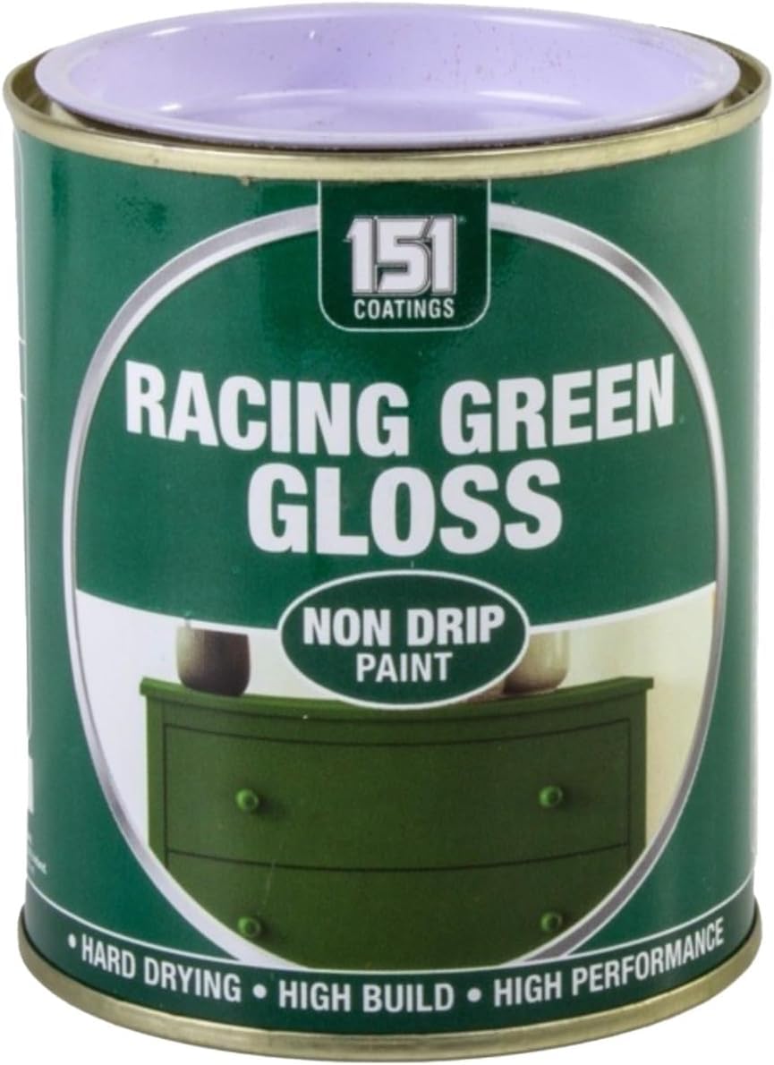 MSQUARE Non-Drip Paint, Quick Drying, Smooth Coverage, Easy Application, Longlasting, Durable, Minimal Drip Consistent, Ideal for Home, Garage & Workshop Use, Racing Green Gloss, 300ml (Pack of 1)