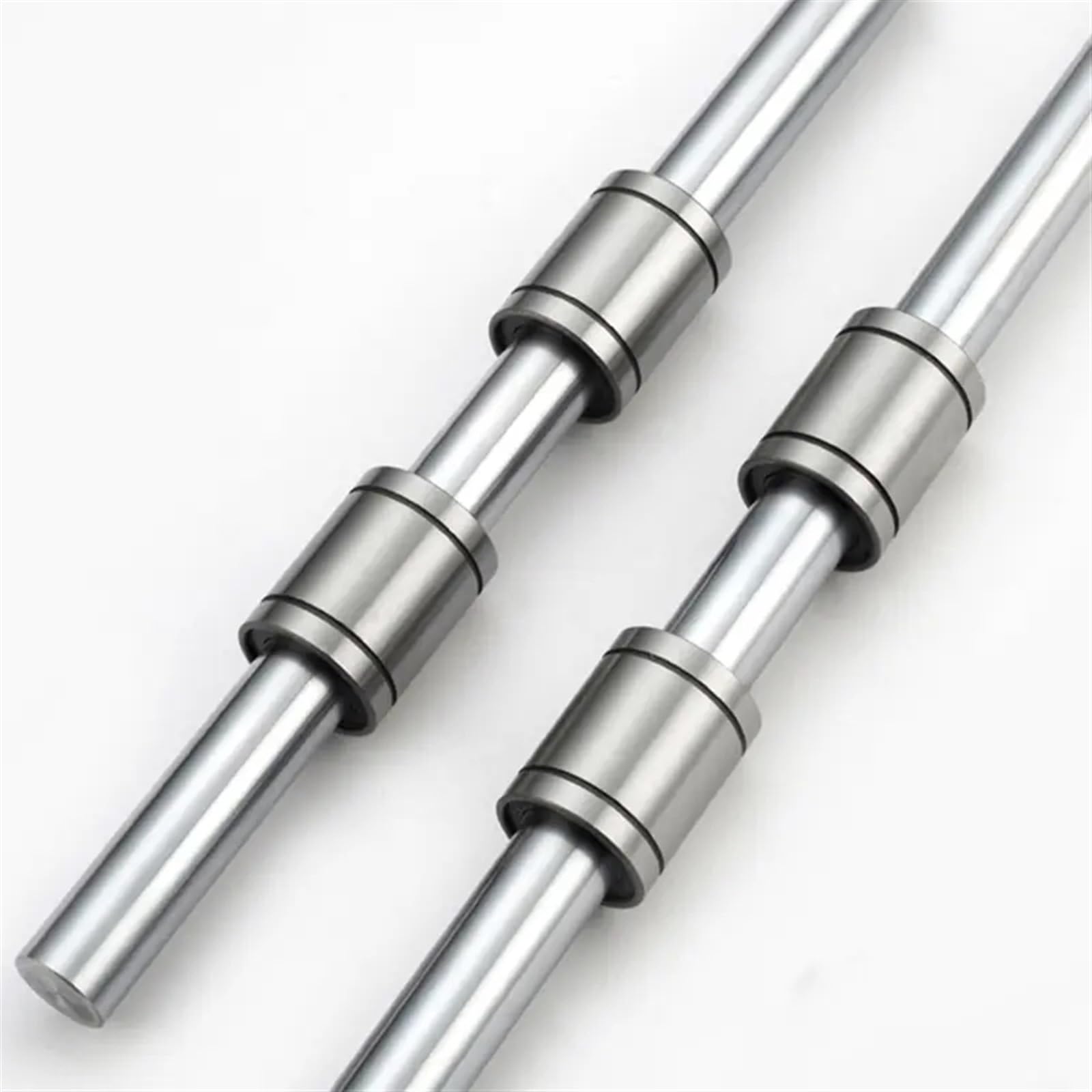 Rodamiento de bloque de almohadilla, Paquete de 10 bujes de cojinetes lineales serie LM, varios tamaños, diámetro de 3 a 20 mm(LM6UU)