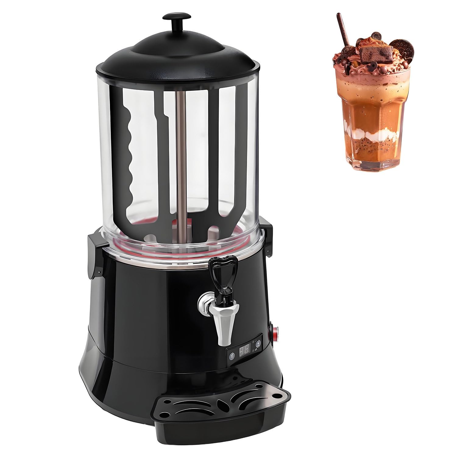 Hot Chocolate Machine 10L Stainless Steel, Heats Coffee, Milk, Tea