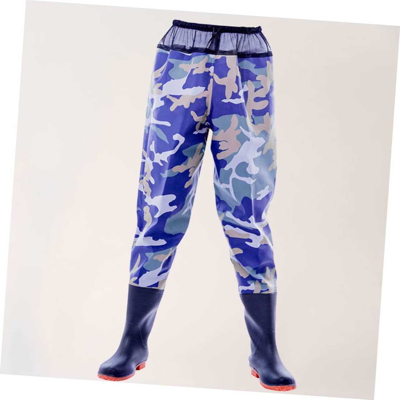Electricity Pants Half Body Stockingfoot Outdoor Fishing Hiking Pants for Men Women Camouflage