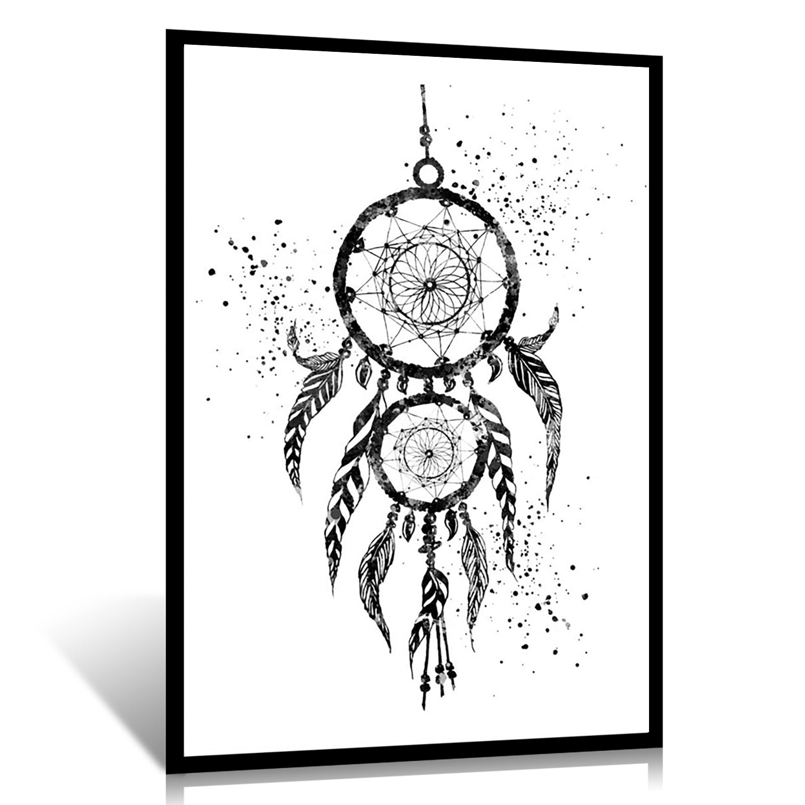 Amazon.com: Black Dream Catcher Dreamcatcher Home Decor Watercolor