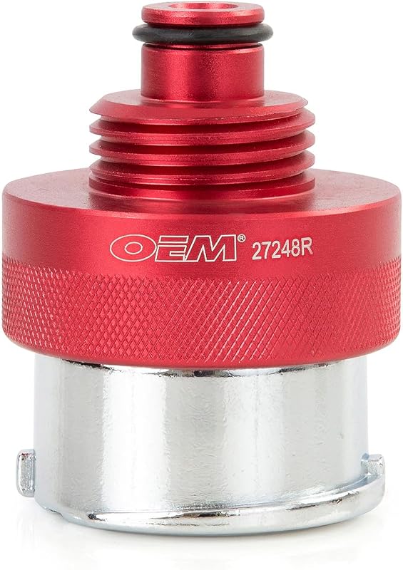 Adaptador para teste de pressão do radiador OEMTOOLS 27248R para Scion e Toyota RAV4 – Não universal