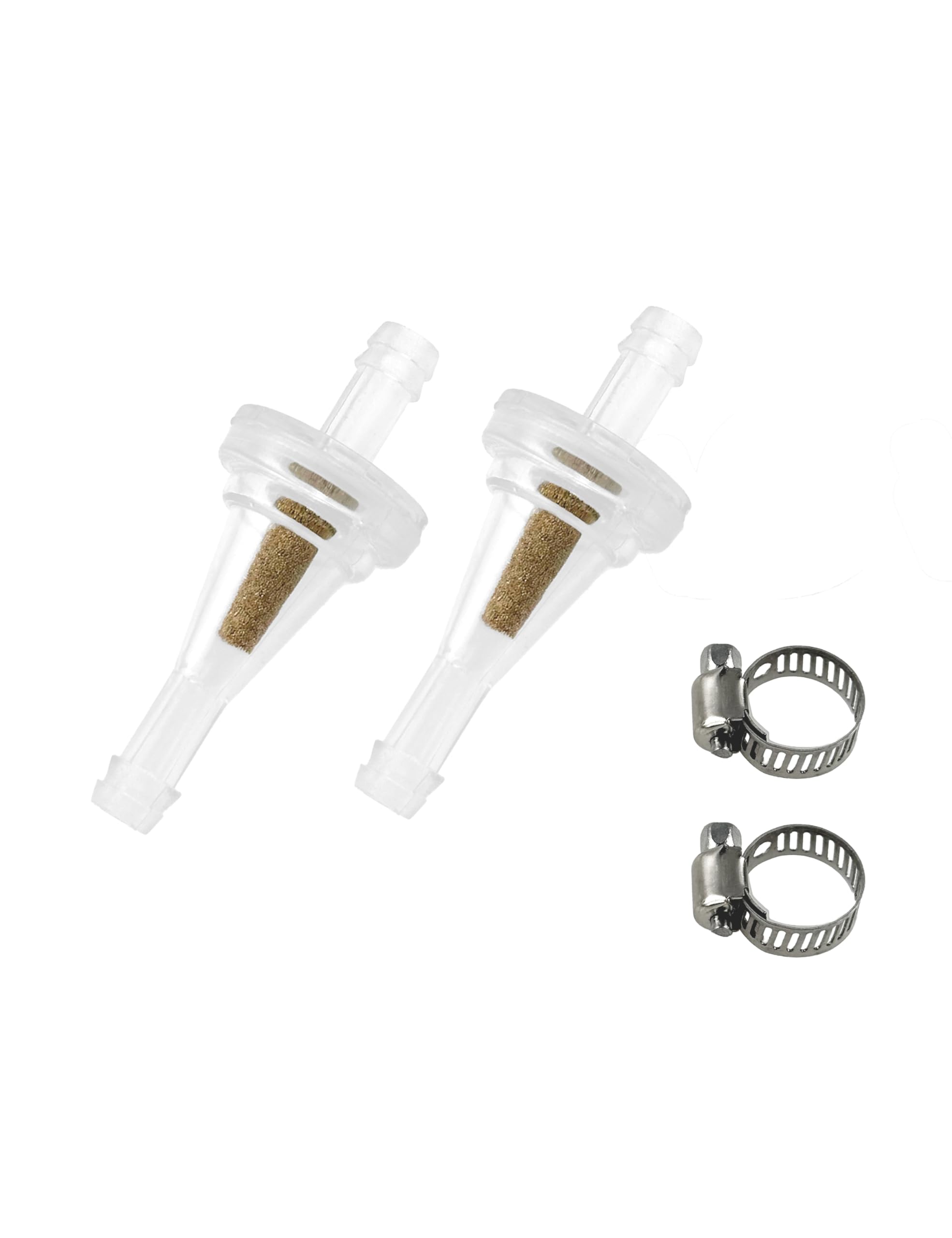 10 Set 1/4" Motorcycle In-line Gas Fuel Filter Fits Dirt Bike ATV UTV Snowmobile - Foto 4