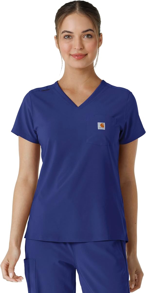 Carhartt Force Cross-Flex Women's Tuck-in Scrub Top
