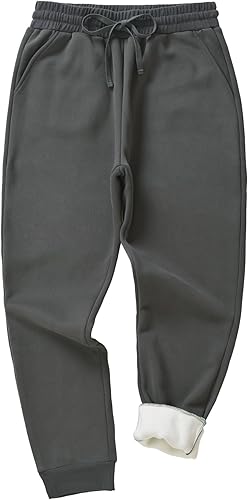 Miniatura 2 de Weintee Pantalones pequeños de forro polar para mujer, pantalones deportivos con forro de sherpa para invierno