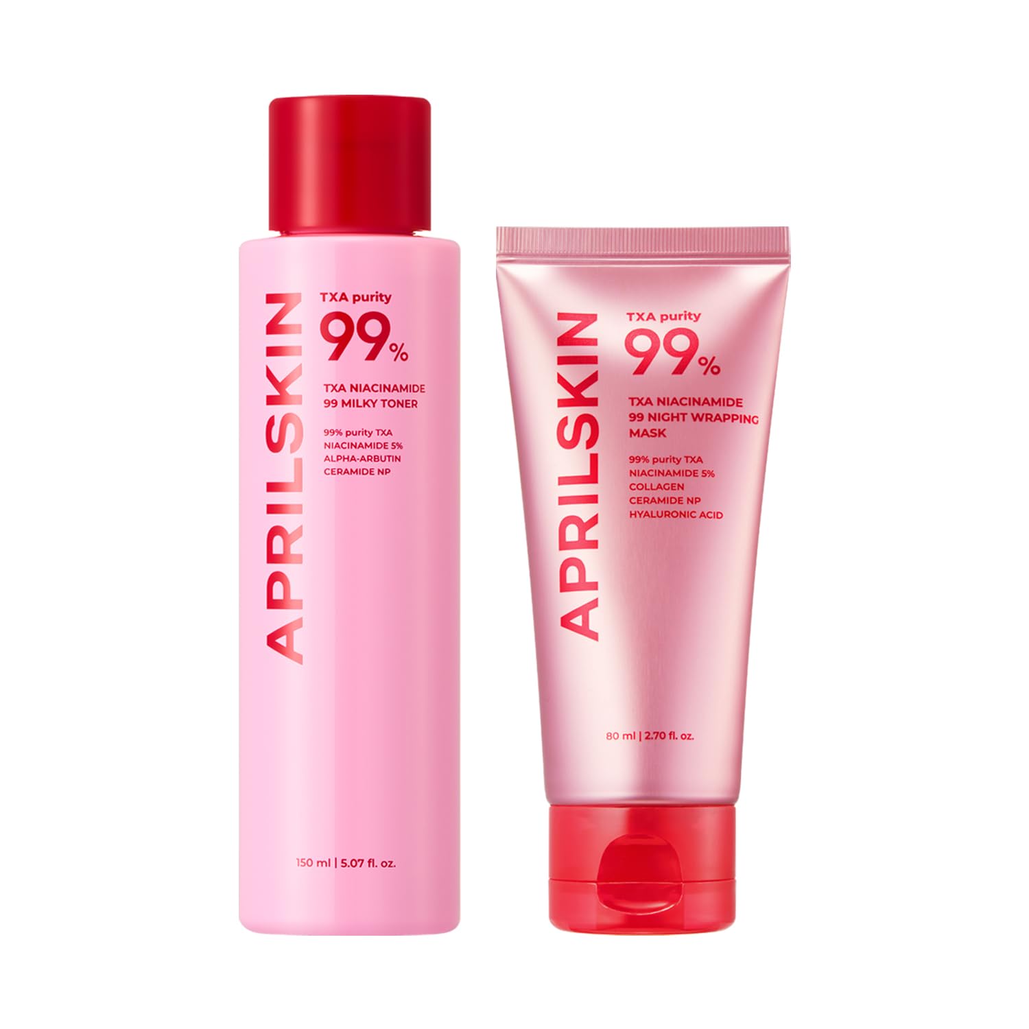 Amazon.com : APRILSKIN TXA Pink Overnight Skincare Duo: TXA