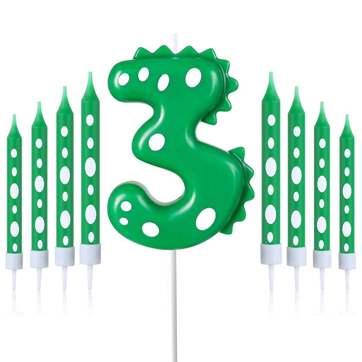 Bougies D'anniversaire Dinosaures - Décorations De Fête Dinosaures