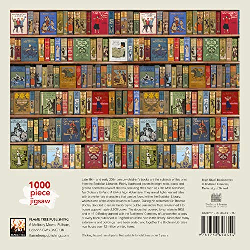Adult Jigsaw Puzzle Bodleian Library: High Jinks Bookshelves: 1000-piece Jigsaw Puzzles