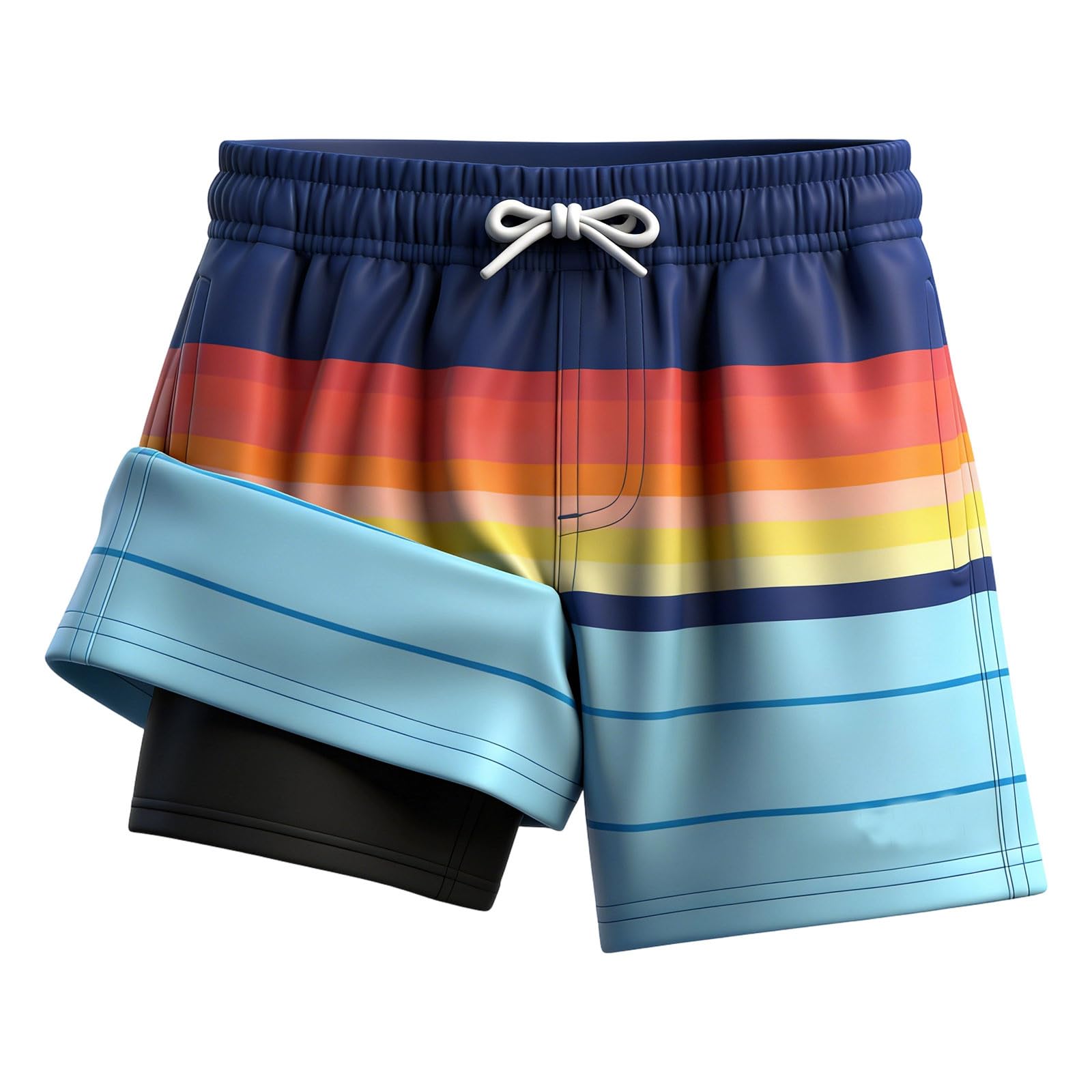 Generisch Bañador para niños con estampados gráficos geniales, cómodos pantalones cortos de baño para niños y adolescentes