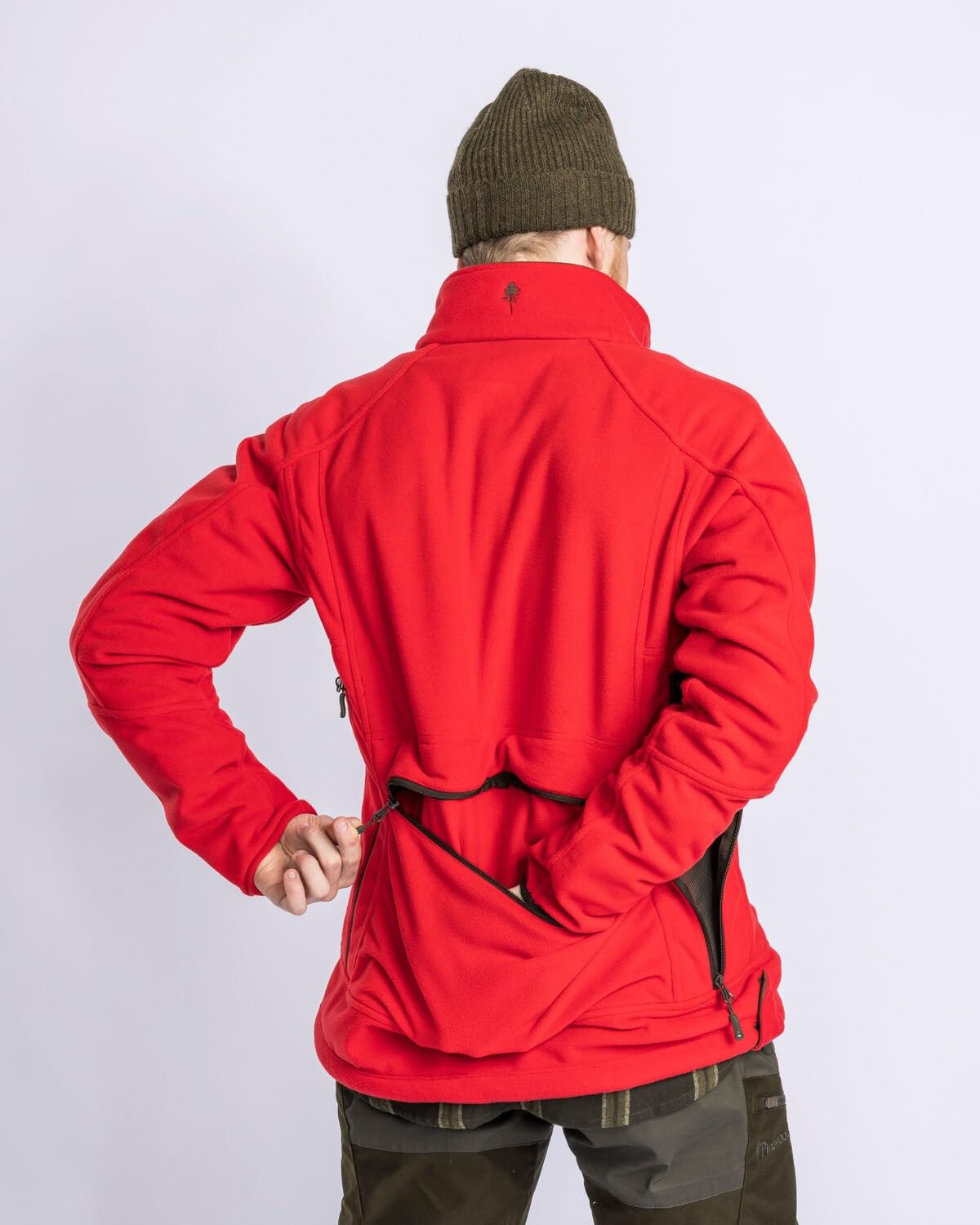 Pinewood Furudal - Forro polar reversible para hombre, para senderismo, senderismo, caza, deportes de perro y muchas actividades al aire libre