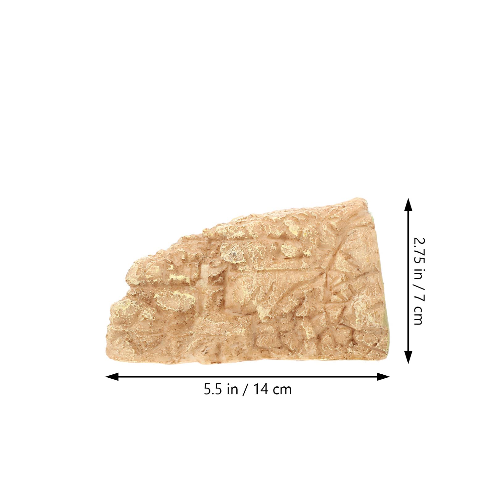 Happyyami 5piezas Escondite Natural para Reptiles De Decoración De Terrario Rampas para Tortugas Accesorio Multi-Funcional para Acuarios y Hábitats De Reptiles