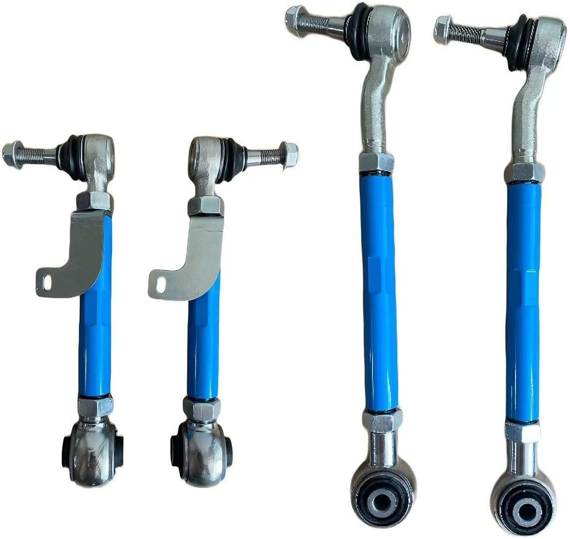 4pcs Adjustable Arms Alignment Rear Camber&Toe Kit Compatible with Lexus 01-06 LS430