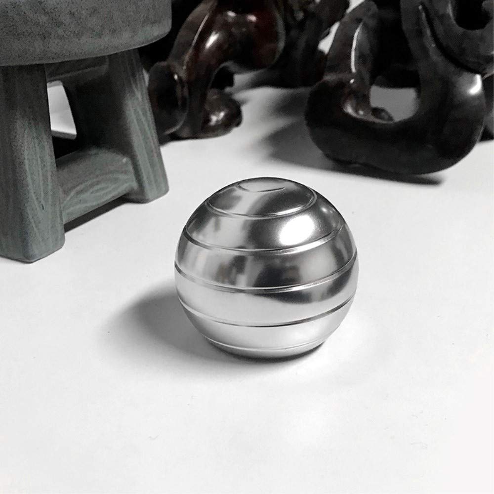 Fantes Kinetic Spinning Desk zabawka łagodząca stres związany ze stresem ADHD i lękiem (śr. 38 mm, czarna)