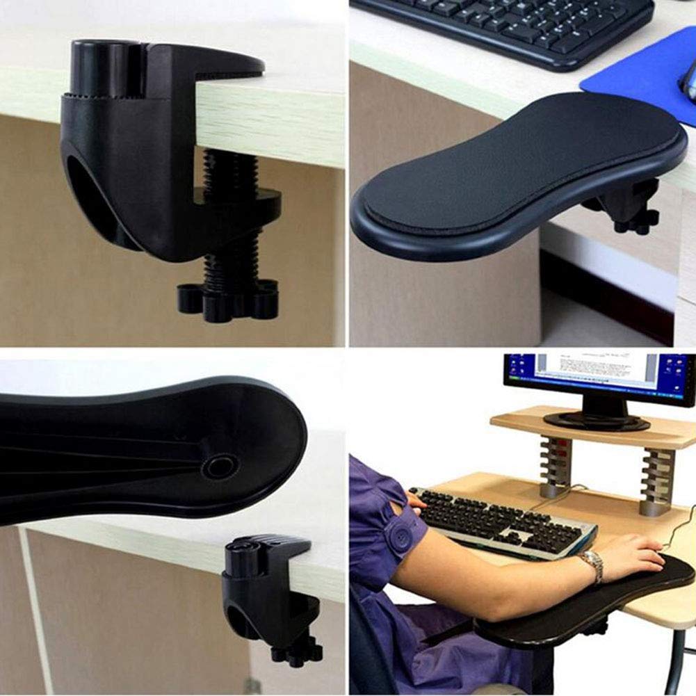 Reposabrazos ergonómico Ajustable para reposabrazos, reposabrazos para computadora para Escritorio o Extensor de Silla para el hogar y la Oficina