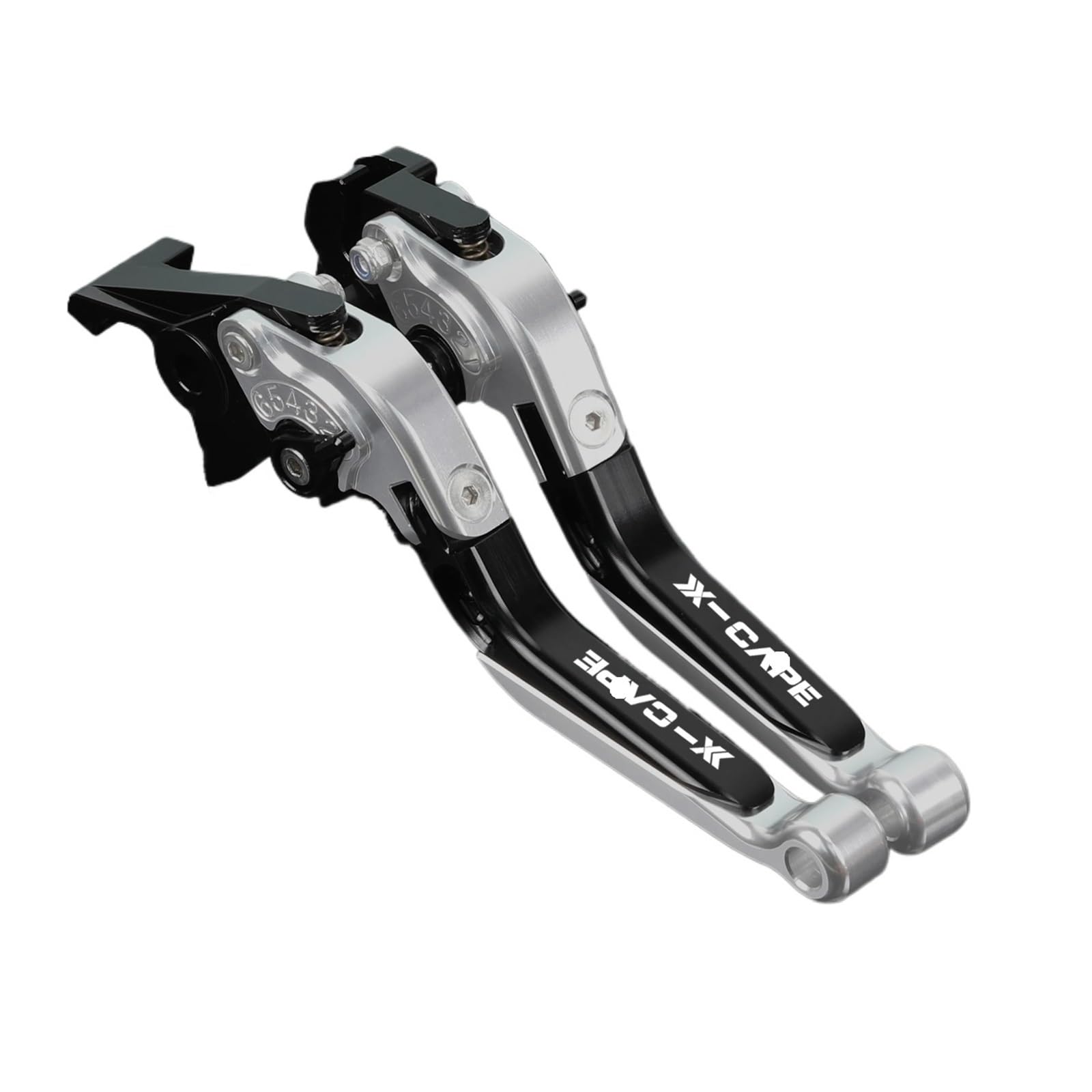KTEBNWOSD for Morini X-Cape 650 649 X Motorcycle CNC Adjustable Folding Brake Lever Clutch Lever Set Handle Guard Levers Brake Clutchs Levers