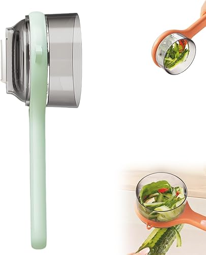 Miniatura 8 de Pelador de Verduras con Contenedor, 2025 Nuevo con Caja de Almacenamiento Cocina Pelador Especial de Frutas, Herramienta Multifuncional 2 en 1 para