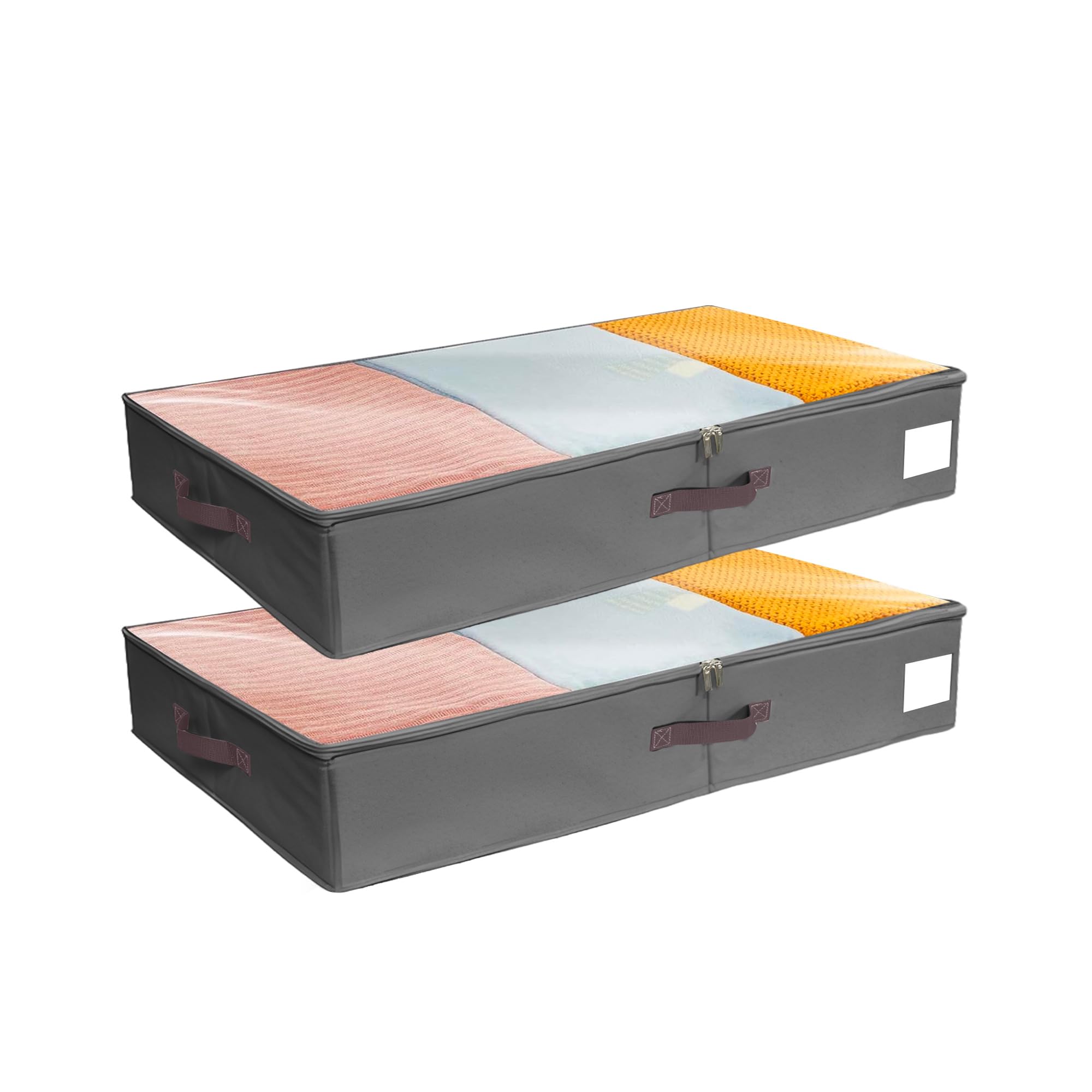 Under Bed Storage Boxes With Lids, PP Side Panels & Base Panel, 80*40*12cm โ image 1