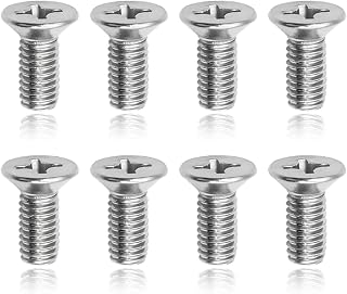 8PCS Rotor Screws Brake Rotor Retaining Screw, Brake Disc Rotor Screws 93600-06014-0H- for Front and Rear for Honda, Acura, Hyundai, Kia Models, Stainless Steel Retaining Hardware Bolts