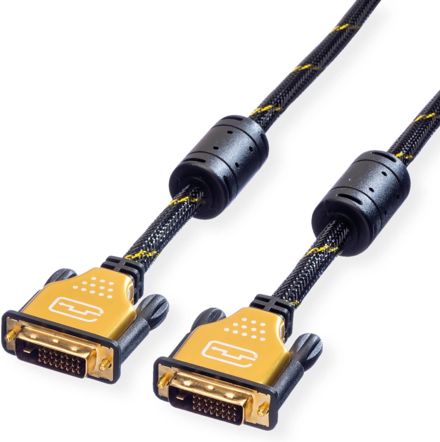 Rotronic 'Roline 11045518 Monitor Cable DVI (24 + 1) Dual Link Male/Male 10 m Black