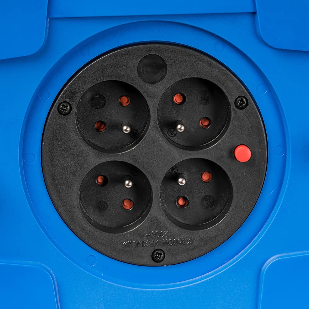 Brennenstuhl 1200011 - Avvolgicavo elettrico standard S, capacità di 50 m